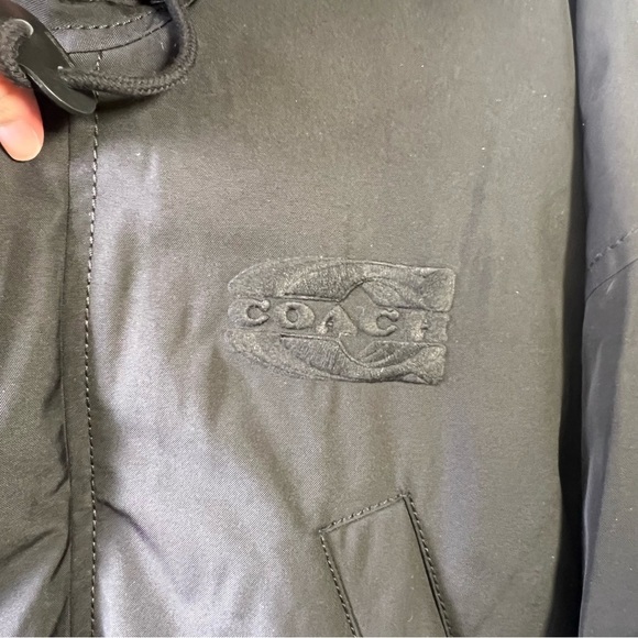 Coach Men’s Winter Jacket Black Short Parka Size XXL - Picture 5 of 13